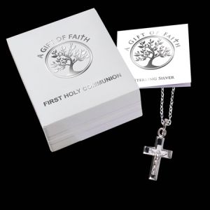 Communion Sterling Silver Crucifix & Chain
