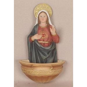Immaculate Heart of Mary Holy Water Font - 6