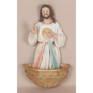 Divine Mercy Holy Water Font - 6