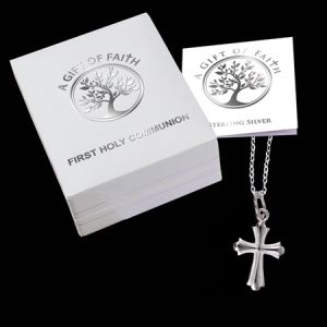 Communion Sterling Silver Cross & Chain