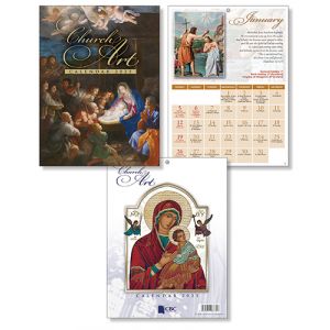 Church Art Calendar 2025 (Nativity/Perpetual)