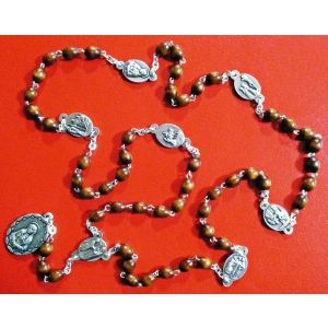 Rosary of the Seven Sorrows (Dolour Rosary) - Brown