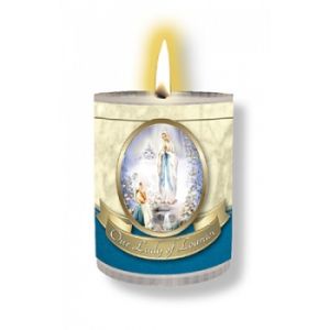 Our Lady of Lourdes Votive Candle