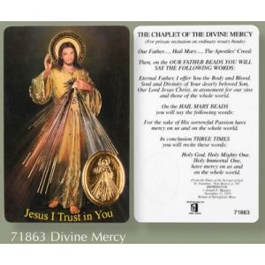 Prayer Card - Divine Mercy 533813