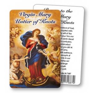 Prayer Card - Our Lady Untier of Knots - CBC 71887