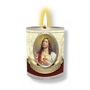 Sacred Heart Votive Candle