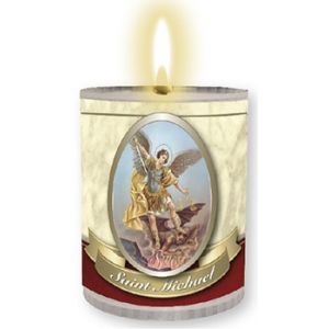 St. Michael Votive Candle