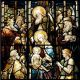Christmas Card: NATIVITY STAINED GLASS