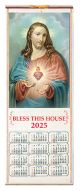 Sacred Heart Wood Scroll Calendar 2024