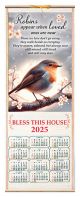 Robins Wood Scroll Calendar 2025