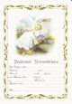 Baptismal Certificate - Baptismal Remembrance - 519369