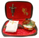 3 Piece Communion Set in Leather zip-case (small)