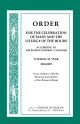 Order for the Celebration of Mass & The Liturgy of the Hours 2024-2025