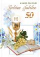 Mass Card - Golden Jubilee 50