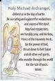 Prayer Card - St Michael Archangel - A7-20