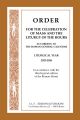 Order for the Celebration of Mass & The Liturgy of the Hours 2025-2026