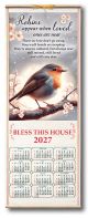Robins Wood Scroll Calendar 2027