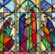 Christmas Card:  Stained Glass/Kings/Pk of 10