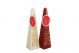 Pyramid Advent Candle Ivory/Red