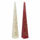 Pyramid Advent Candle Ivory/Red 30CM