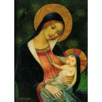 Christmas Cards: MADONNA OF THE FIR TREE STOKES