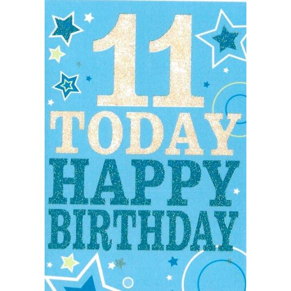 11 Today Happy Birthday (Blue) 27634
